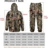 Kylebooker 3D Bionic Maple Leaf Hunting Ghillie Suit Camouflage Sniper