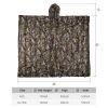 3D Maple Leafy Hunting Camouflage Poncho Ghillie Suit Sniper Clothing Camo Cape Cloak