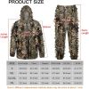 Kylebooker 3D Bionic Maple Leaf Hunting Ghillie Suit Camouflage Sniper Clothing(D)
